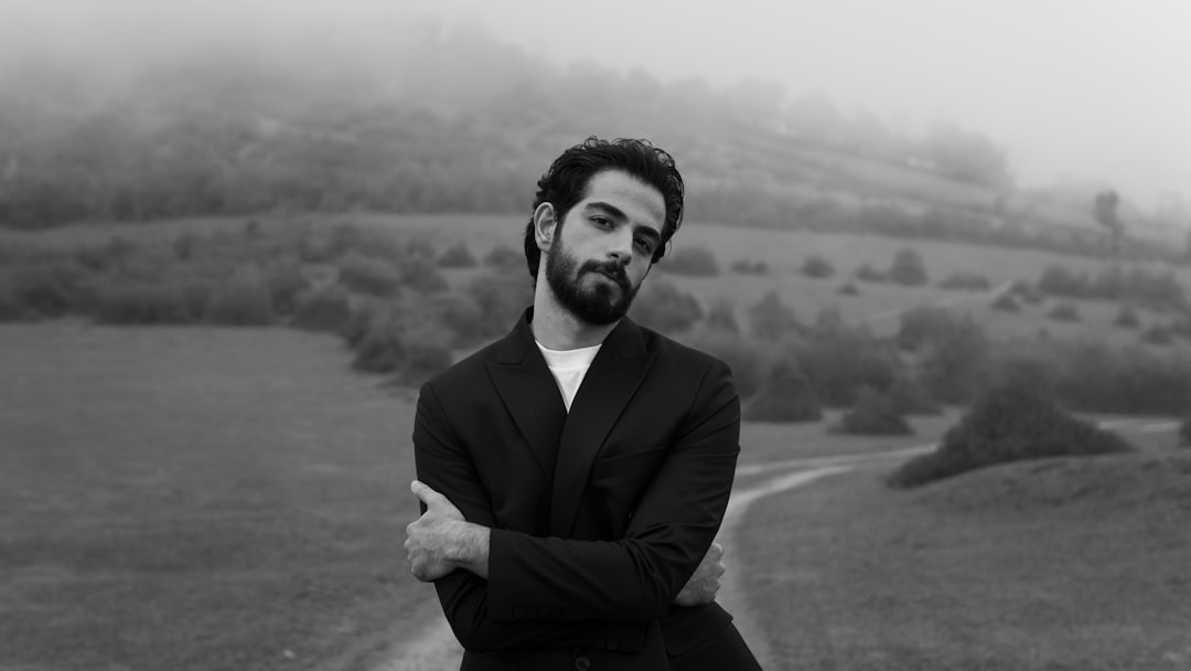 Editorial male portrait — fashion-influenced direction reference